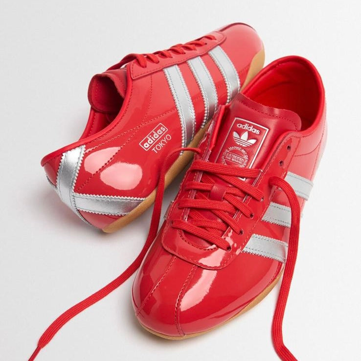 ADIDAS TOKYO VERNIZ VERMELHO CINZA