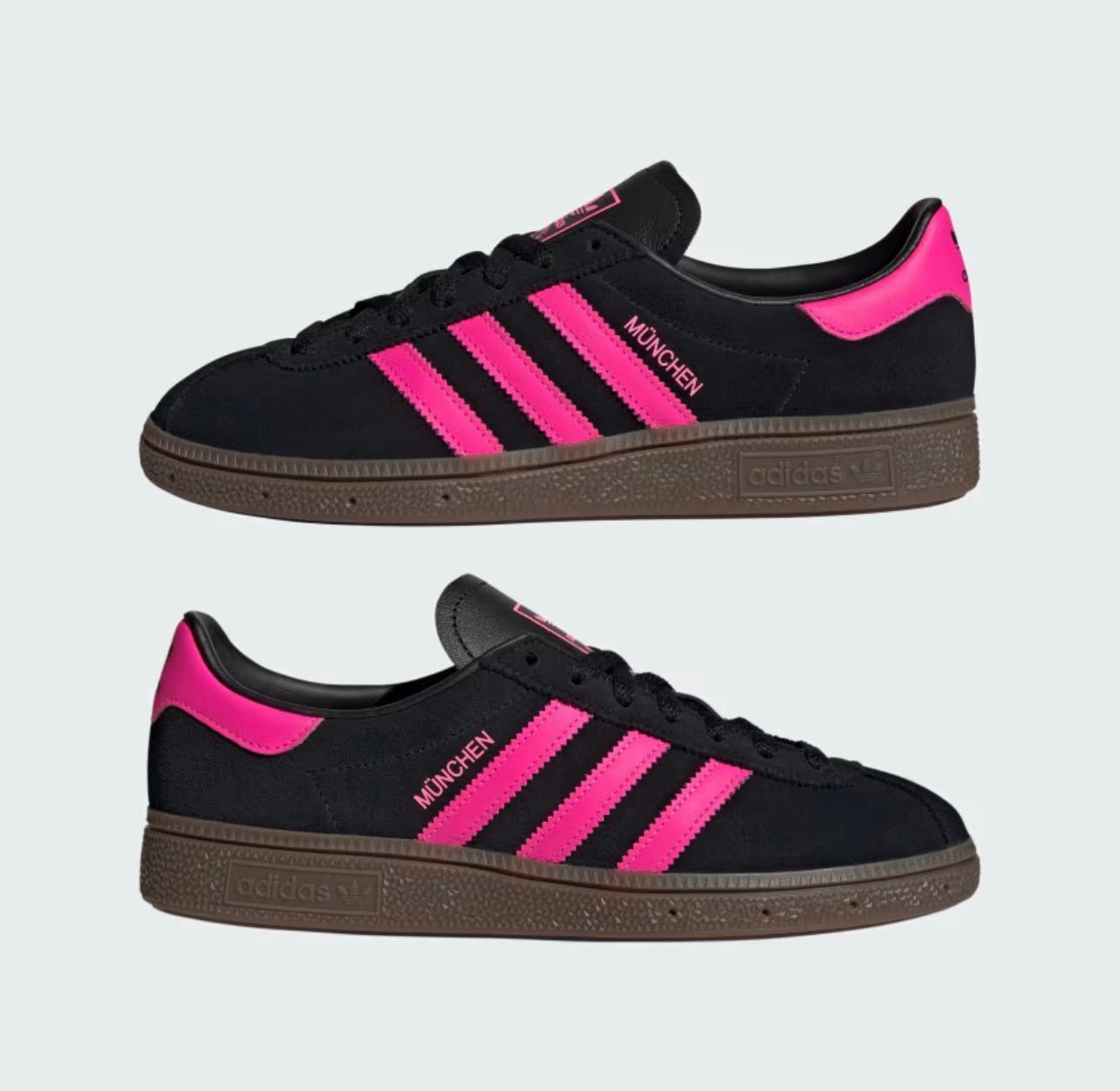 ADIDAS MUNCHEN PRETO ROSA